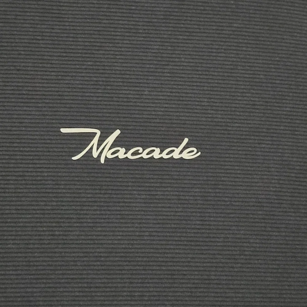 Macade Polo Mens L Black Golf Performance Blade Collar Polo Heath Bomber Shirt